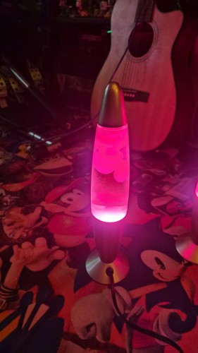 Rose gold pink lava - pink, lamp